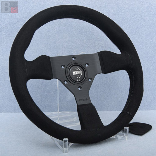 Momo MonteCarlo 320mm Alcantara Steering Wheel With Black Stitching