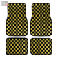 Checkered Floor Mats (Yellow)