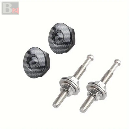 Universal Aluminum Push Button Billet Quick Release Hood Fasteners