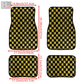 Checkered Floor Mats (Yellow)