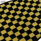 Checkered Floor Mats (Yellow)