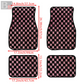 Checkered Floor Mats (Pink)