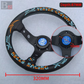 Vertex Custom Hells Racing 330mm Deep Dish Steering Wheel