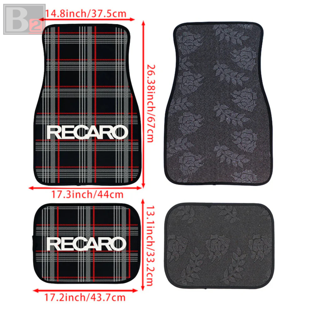 Recaro Floor Mats (Plaid)