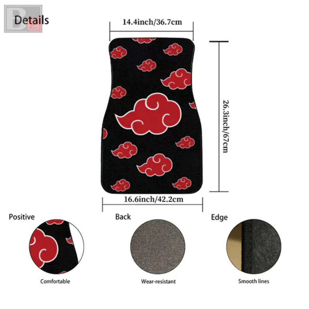 Naruto Akatsuki Cloud Floor Mat