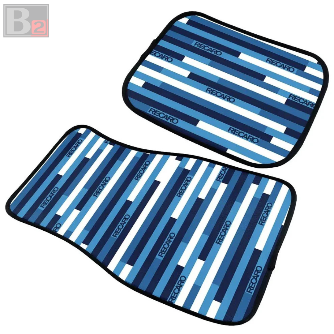 Recaro Stripe Floor Mats (Blue Camo)