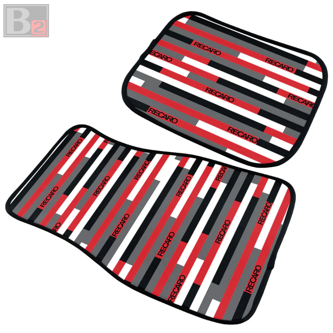 Recaro Stripe Floor Mats (Red)