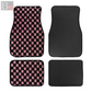 Checkered Floor Mats (Pink)