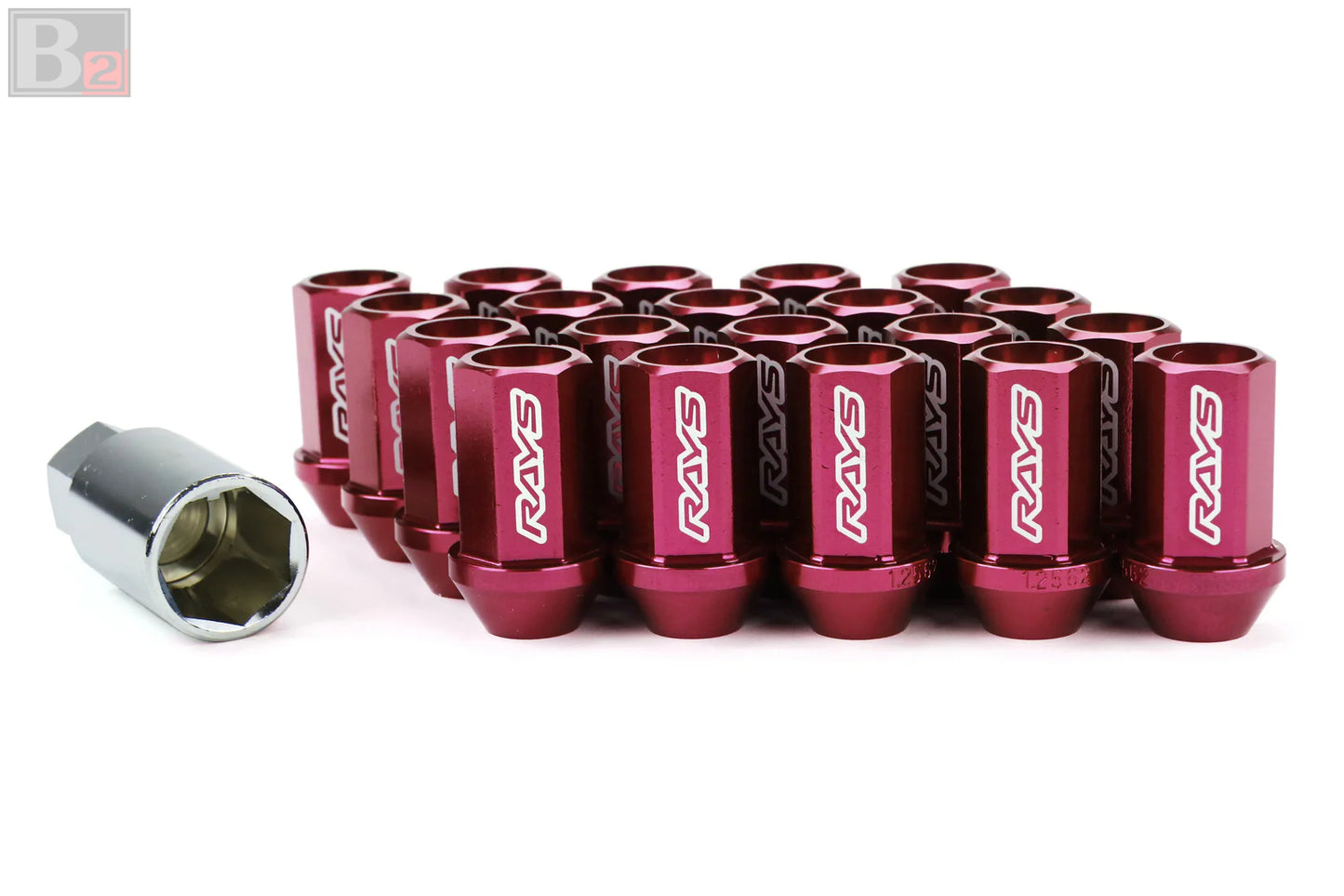 Rays L42 Dura-Nut Straight Type Lug Nut And Lock Set