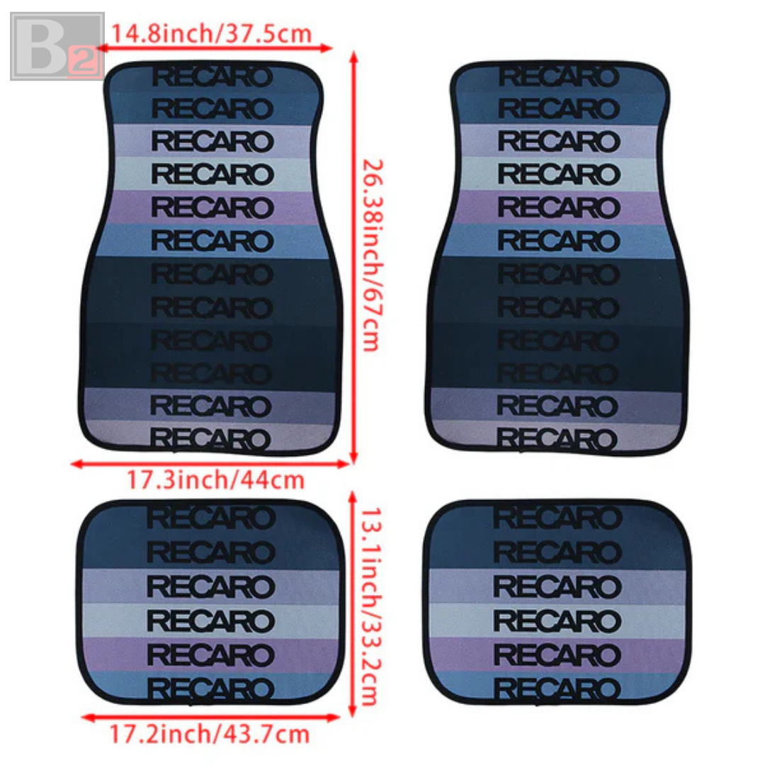 Recaro Floor Mats (Gradient Blue)