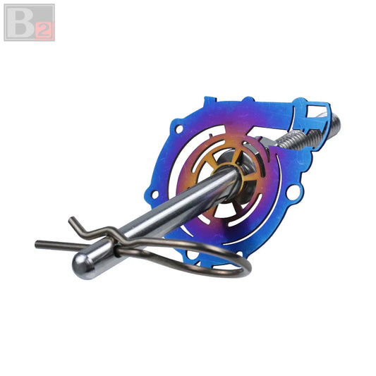 Turbo Shaped Car Hood Pin Kit Aluminum Alloy Hood Pin Lock