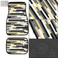 Recaro Stripe Floor Mats (Yellow Camo)