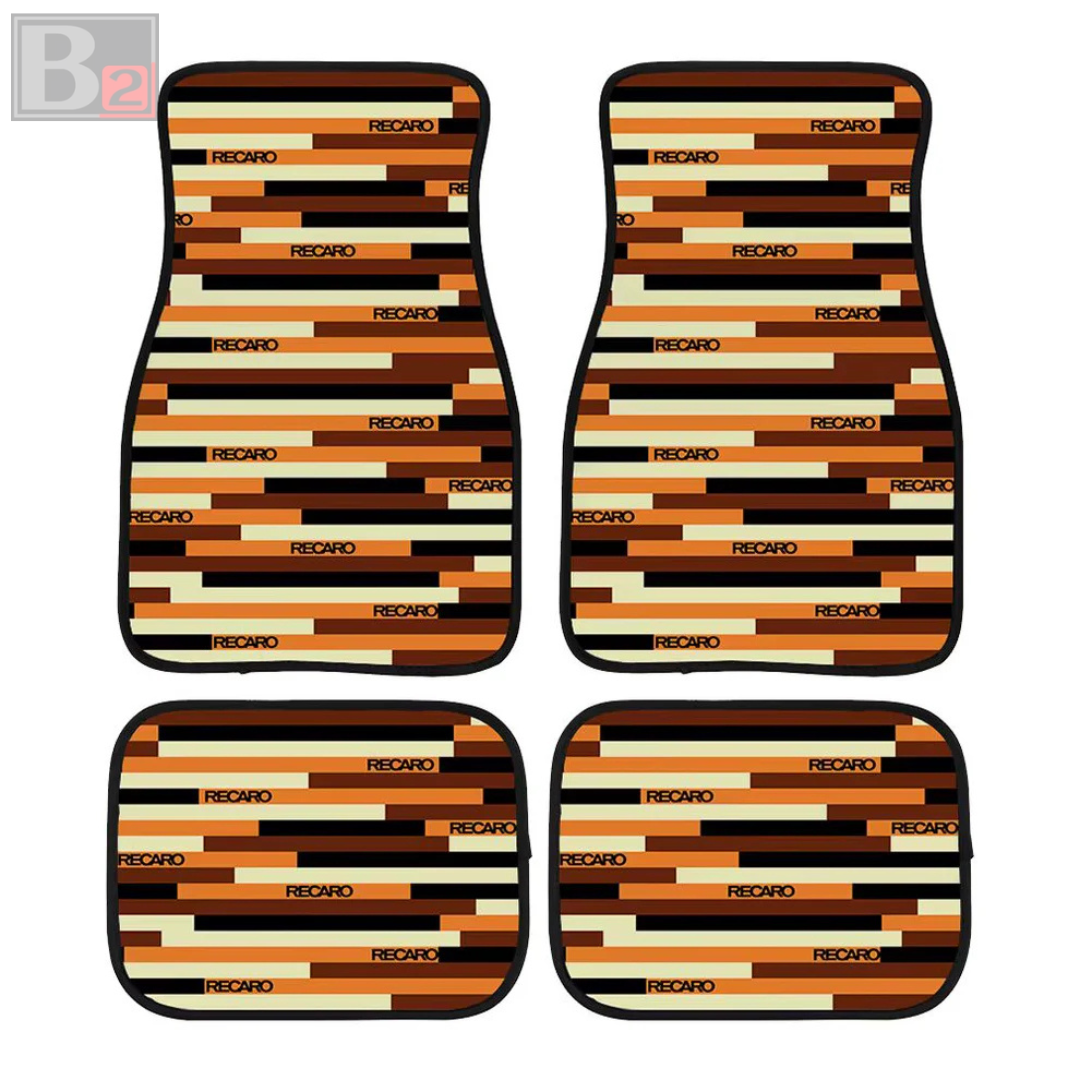 Recaro Stripe Floor Mats (Brown Camo)