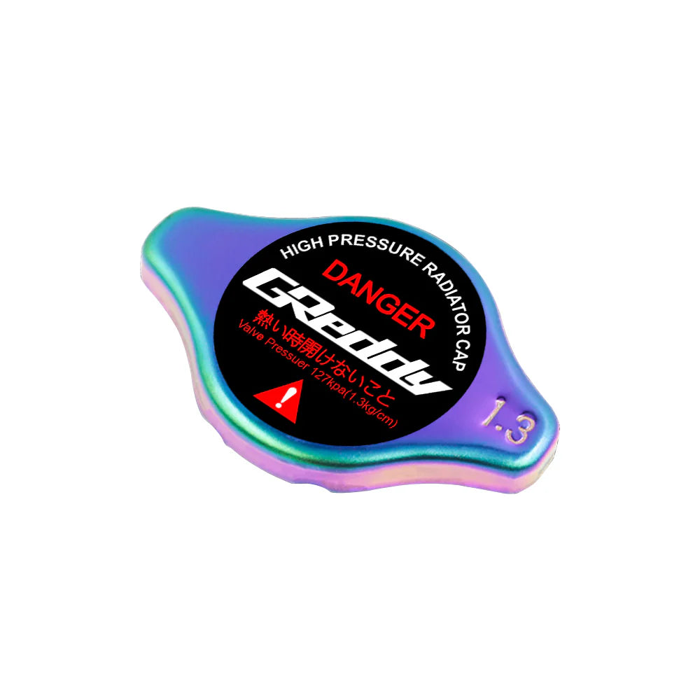 1.3bar 15mm Greddy Racing Neo Chrome Radiator Cap – Box 2 Motorsport