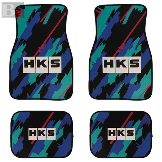 HKS Floor Mats (White)