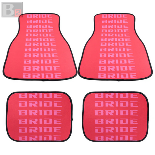 Bride Floor Mats (Red/White)