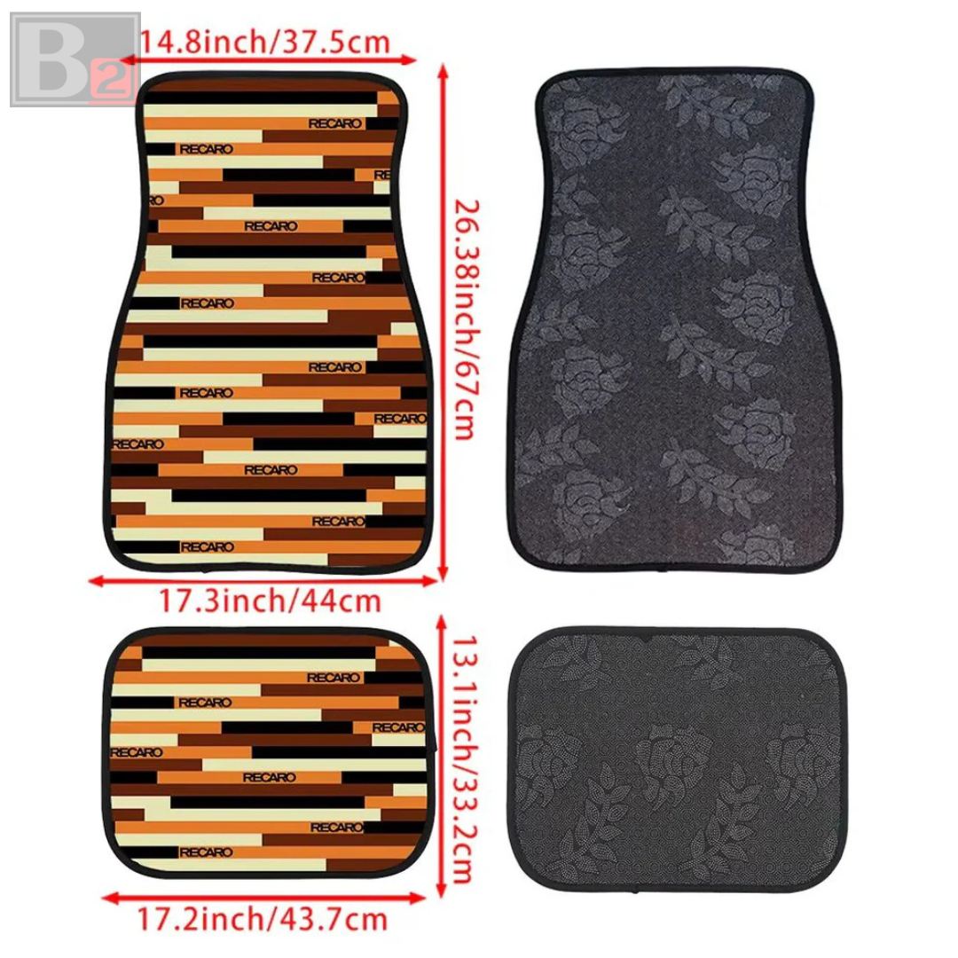 Recaro Stripe Floor Mats (Brown Camo)