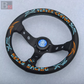 Vertex Custom Hells Racing 330mm Deep Dish Steering Wheel