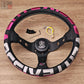 Vertex 1996 JDM Leather Steering Wheel Pink 330mm