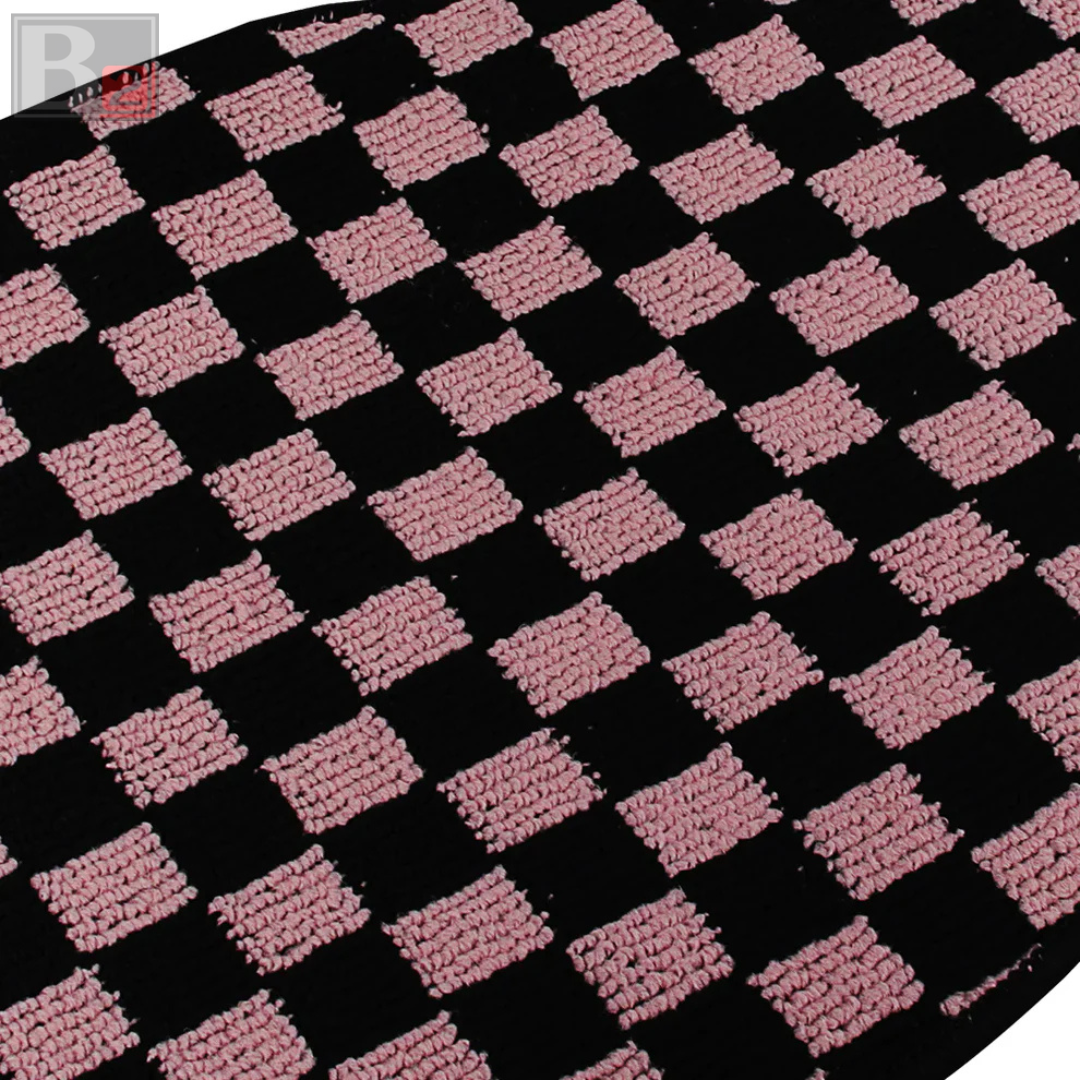 Checkered Floor Mats (Pink)