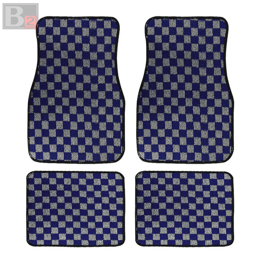 Checkered Floor Mats (Grey)