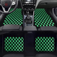 Checkered Floor Mats (Green)