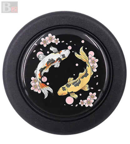 Koi Fish Horn Button