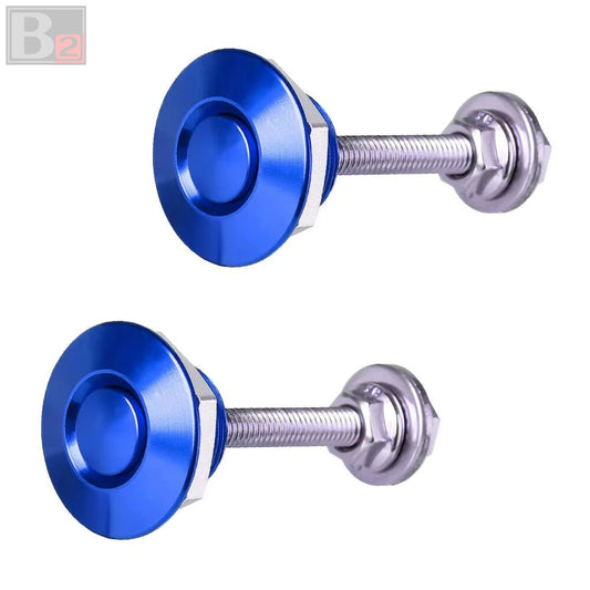 Universal Aluminum Push Button Billet Quick Release Hood Fasteners