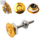 Universal Aluminum Push Button Billet Quick Release Fasteners (Gold)