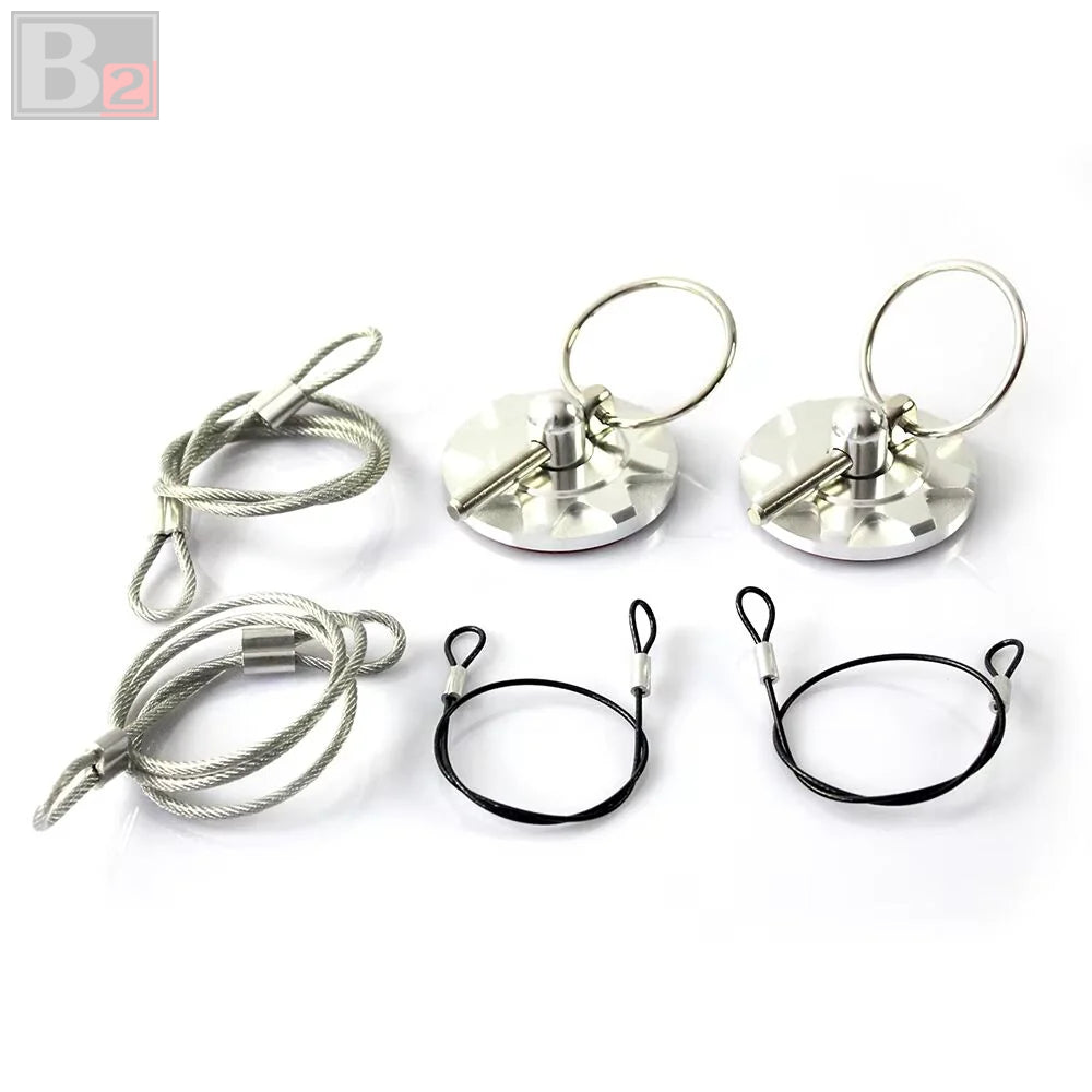 Universal Aluminum Hood Pins Lock with Quick Latch
