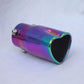 Neo Chrome Heart Shaped Stainless Steel Car Exhaust Pipe Muffler Tip Straight