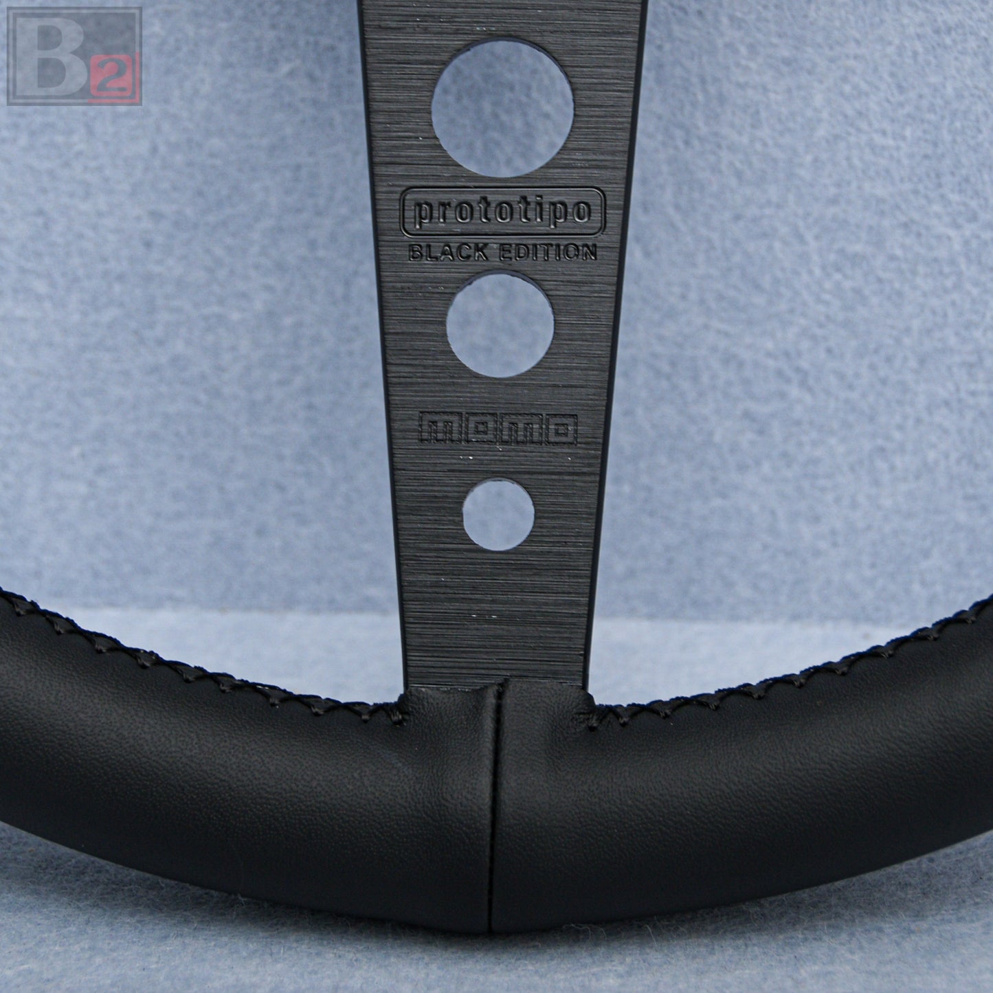 Momo Prototipo Black Edition Flat 350mm Steering Wheel