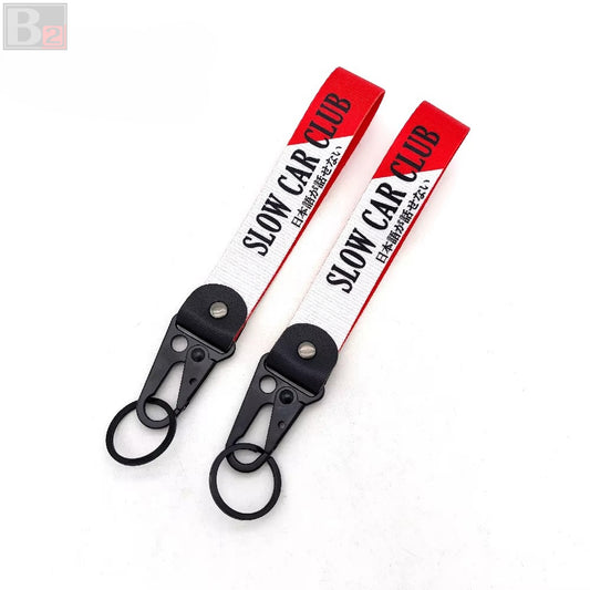 Slow Car Club Keychain Ribbon