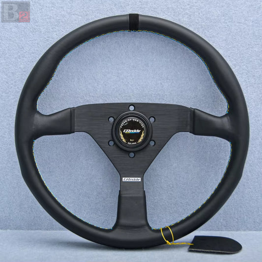 Greddy Montecarlo 350mm Leather Steering Wheel