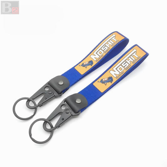 No Shit Keychain Ribbon