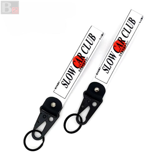 Slow Car Club Keychain Ribbon