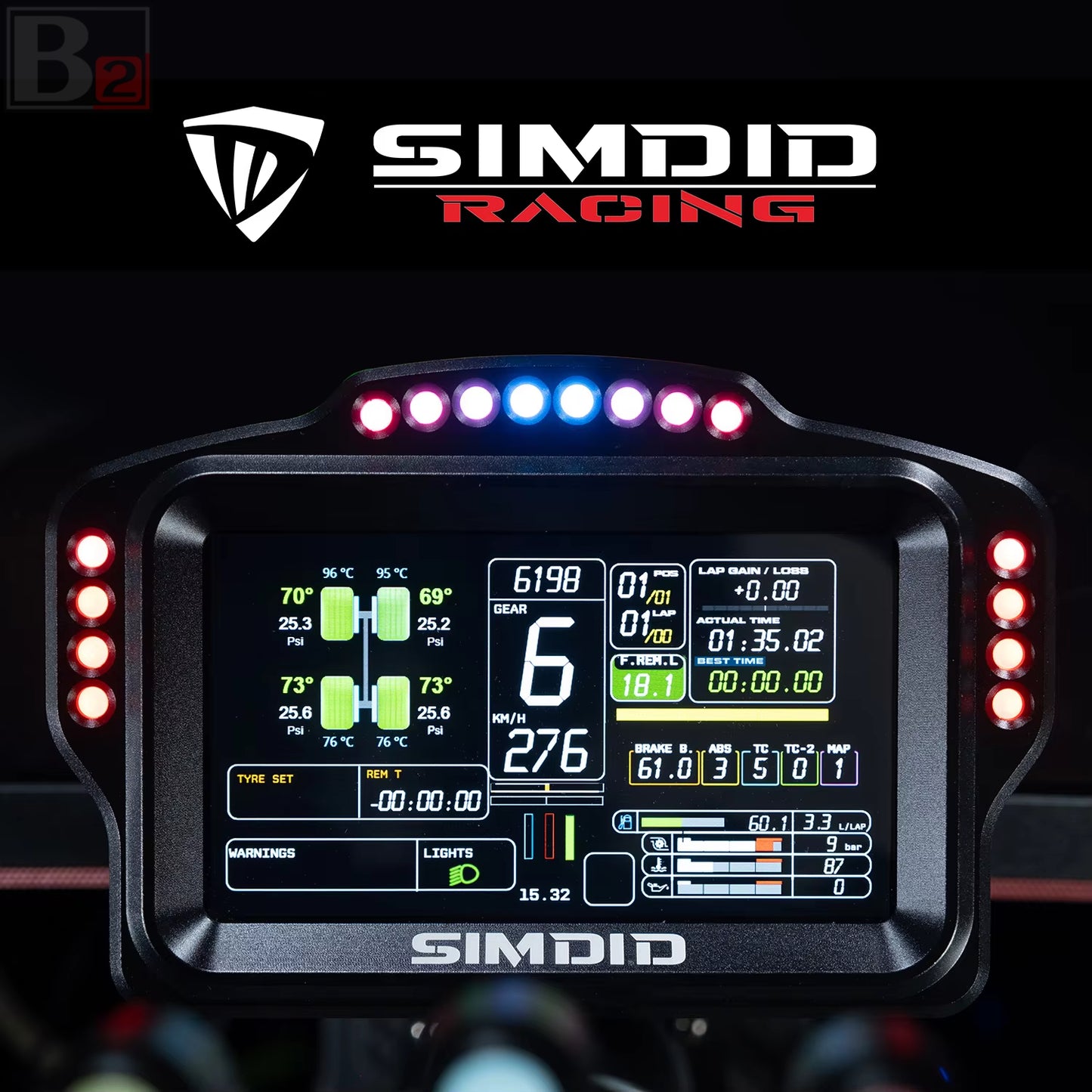 SIMDT DH480 Multi-Unit Dashboard Display Unit