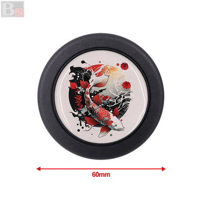 Koi Fish Horn Button