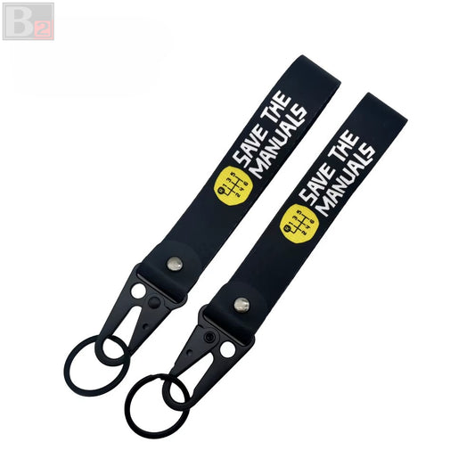 Save The Manuals Keychain Ribbon