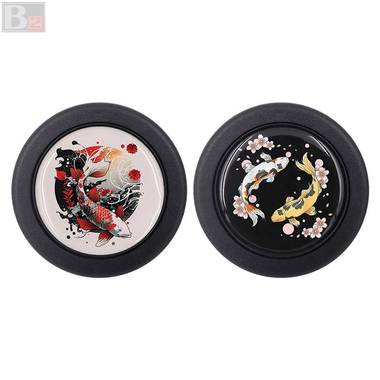 Koi Fish Horn Button