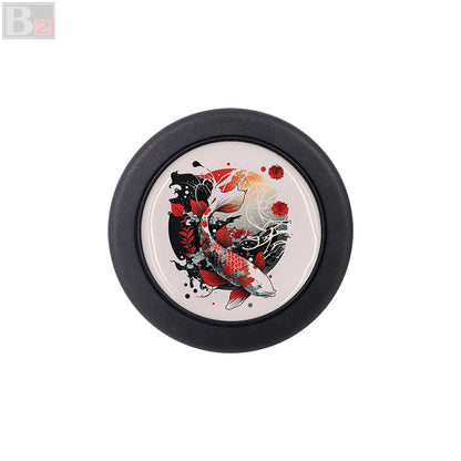 Koi Fish Horn Button