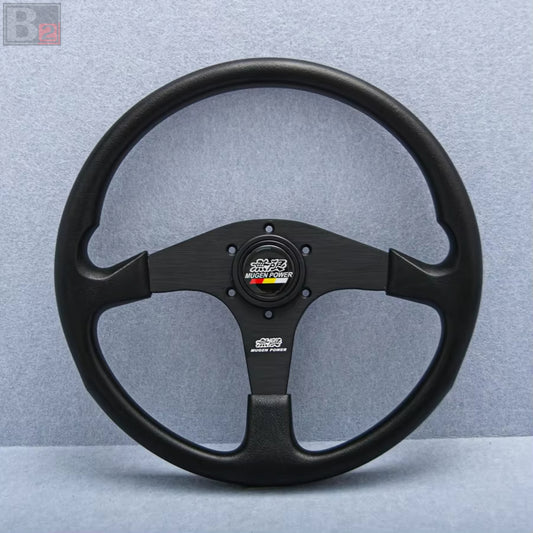 Mugen Power 350mm Leather Steering Wheel