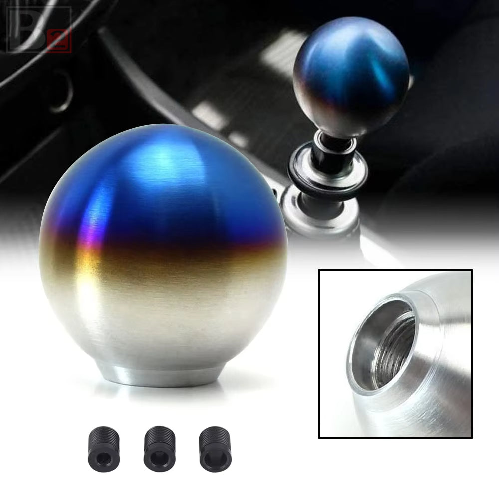 Titanium ball shift knob