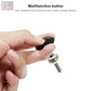 Universal Aluminum Push Button Billet Quick Release Fasteners (Black)