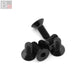 Titanium Flush Steering Wheel Bolts - Black (M5 x 8mm)