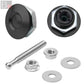 Universal Aluminum Push Button Billet Quick Release Fasteners (Black)