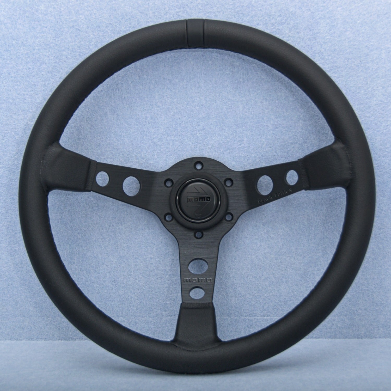 Momo Prototipo Black Edition Leather Steering Wheel 360mm – Box 2