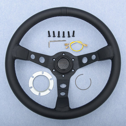 Momo Prototipo Black Edition Leather Steering Wheel 360mm