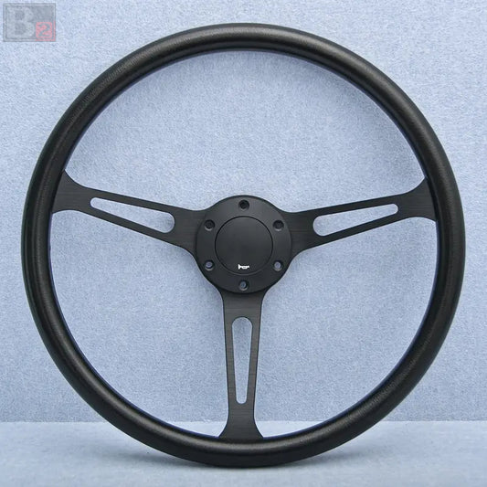 Classic 380mm Steering Wheel with Black Finish