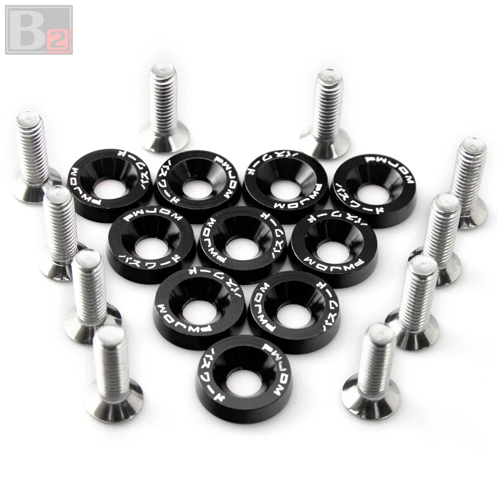 Password:JDM Chrome Aluminum Fender Washers – 10pc Engine Dress Up Kit – USA